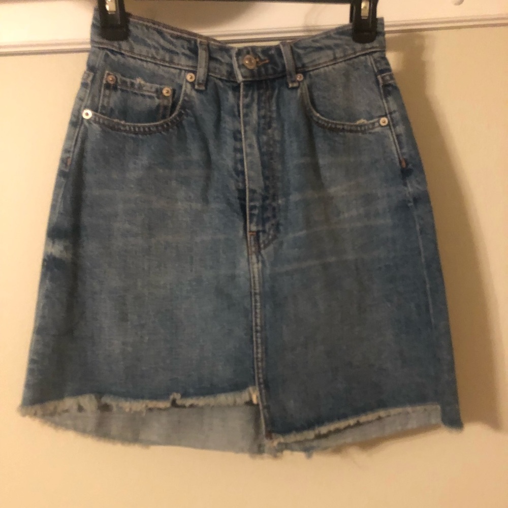 Zara denim skirt